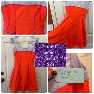 Nanette Lepore Kids Orange and Purple Dress